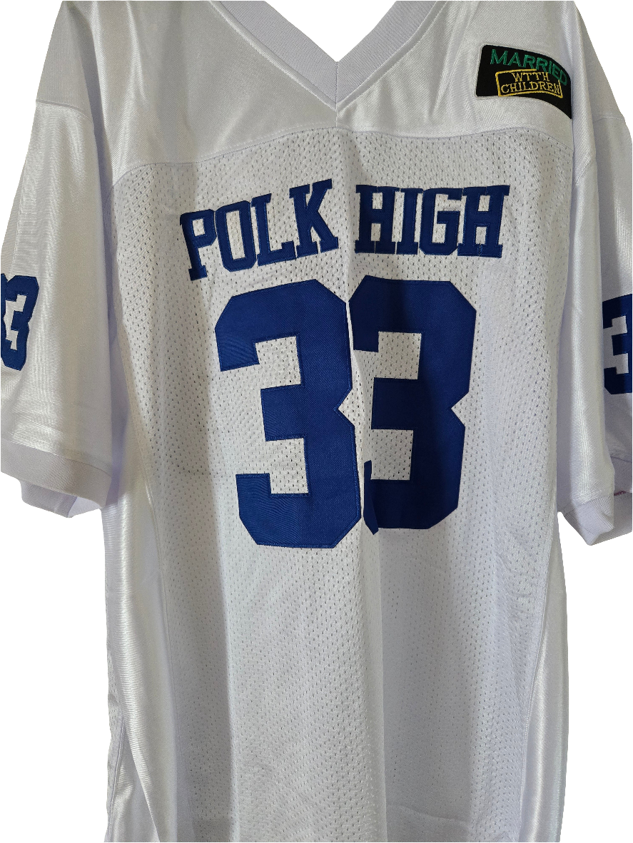 Football Trikot Al Bundy Polk High Weiß