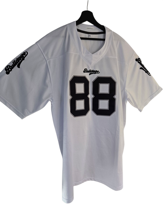 American Football Trikot Bulldogs Weiß Schwarz
