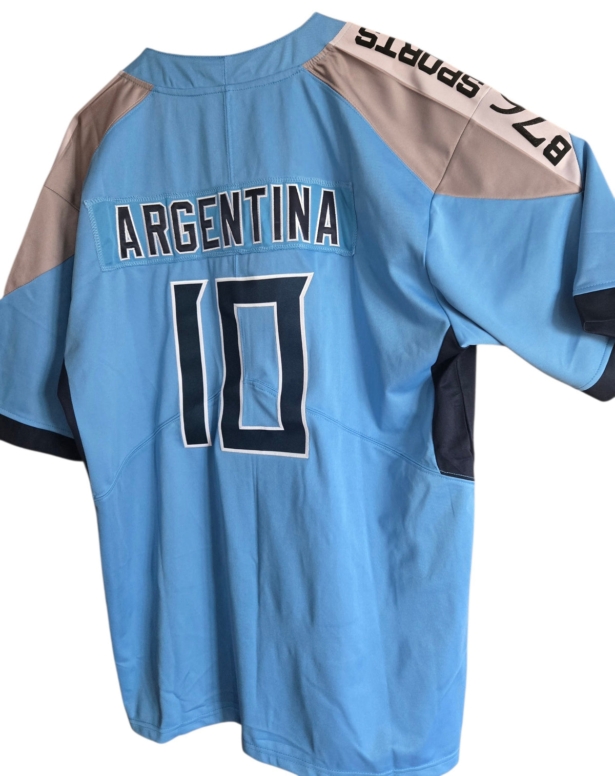 American Football Trikot Oversize Argentina Version hellblau