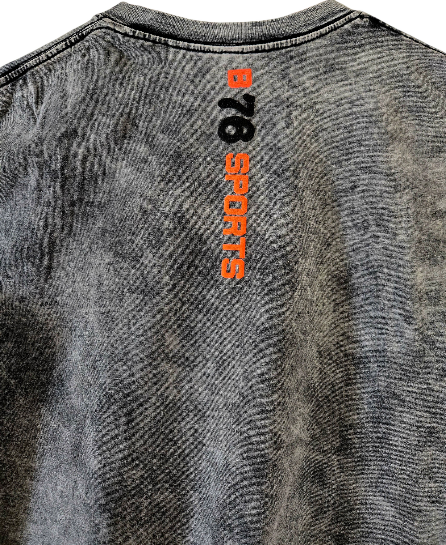 Sport & Fitness Baumwoll T-Shirt Bodybuilding grau Vintage