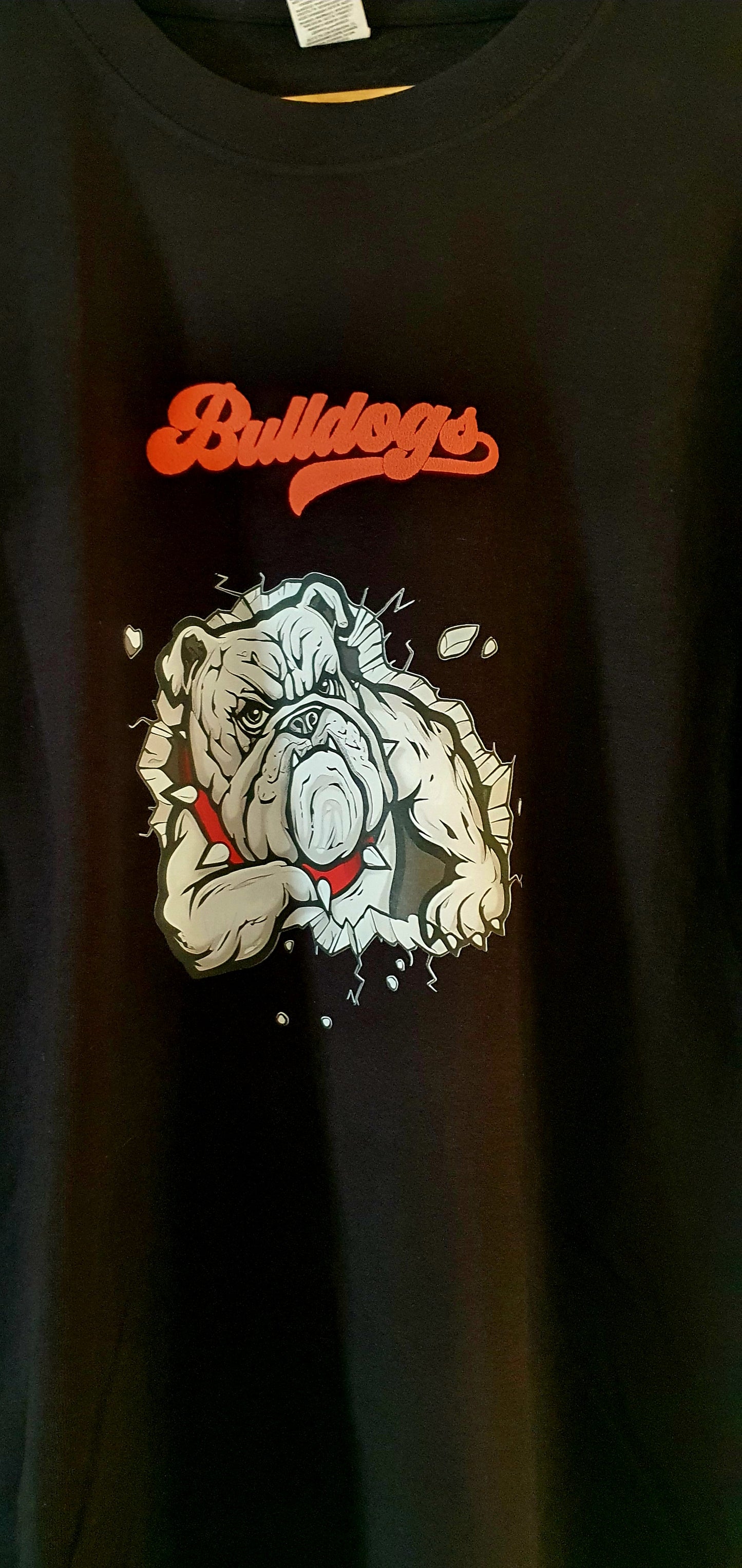 Bulldogs T-Shirt schwarz orange