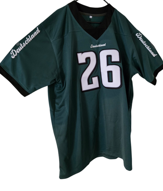 American Football Trikot Deutschland Fußball WM 26 grün