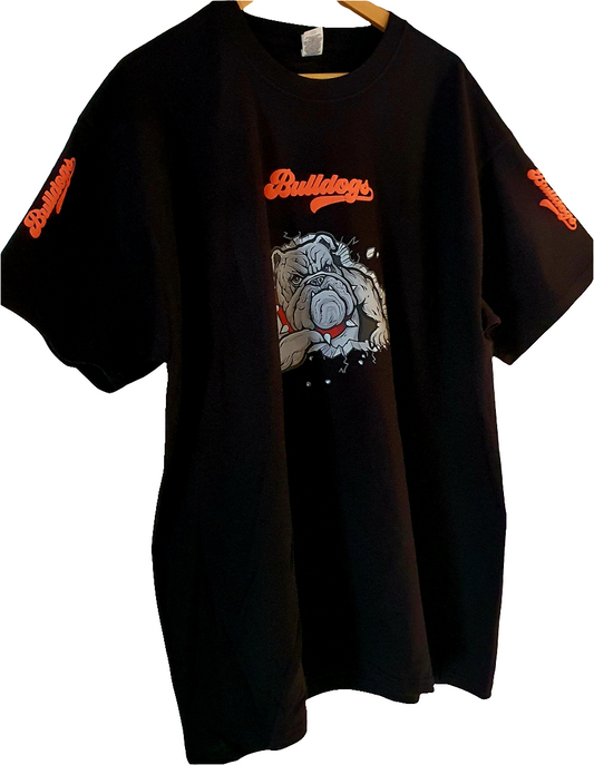 Bulldogs T-Shirt schwarz orange