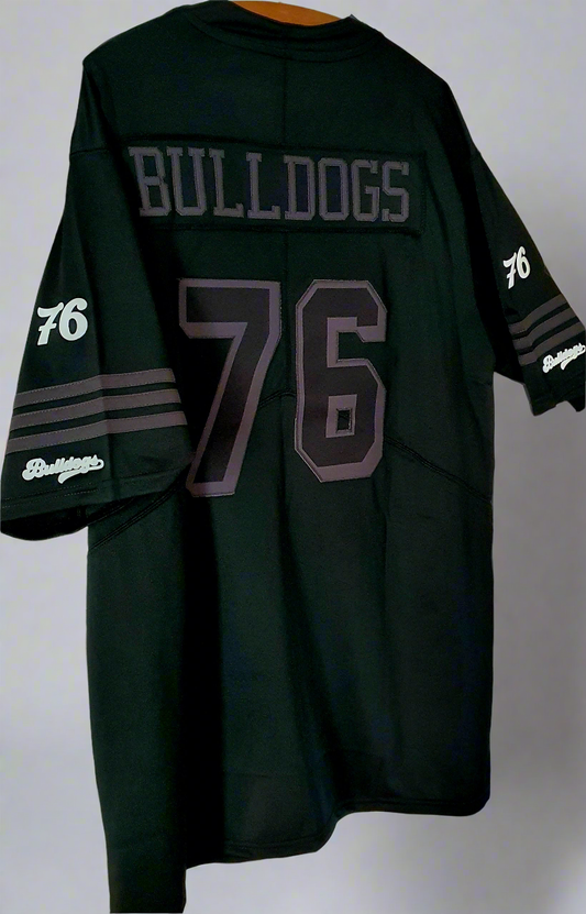 American Football Trikot Bulldogs Nummer 76 Black