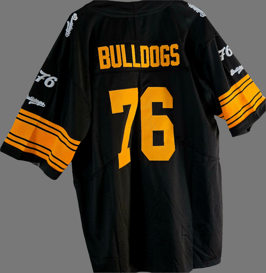 American Football Trikot Bulldogs schwarz gelb