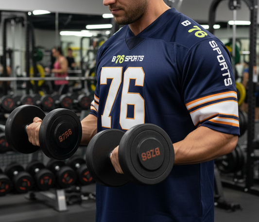 American Football Trikot Bulldogs Lila Weiß