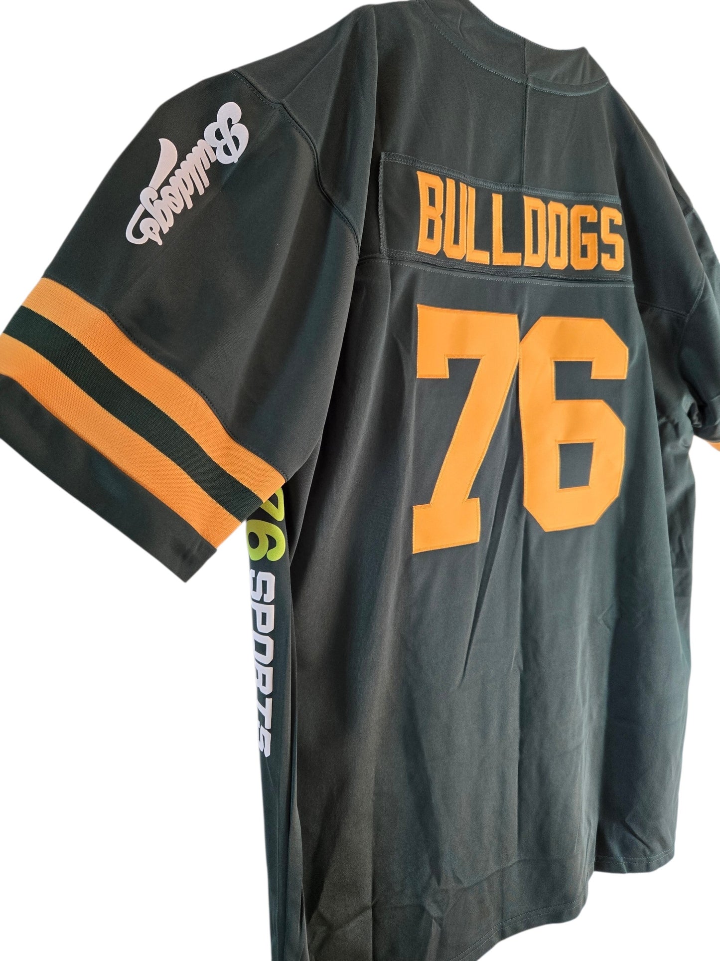 American Football Trikot Bulldogs Fitness Bodybuilding Oversize Green
