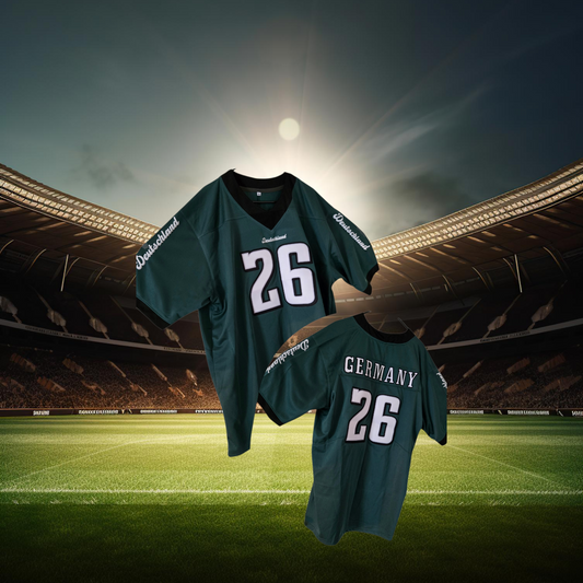 American Football Trikot Deutschland Fußball WM 26 grün