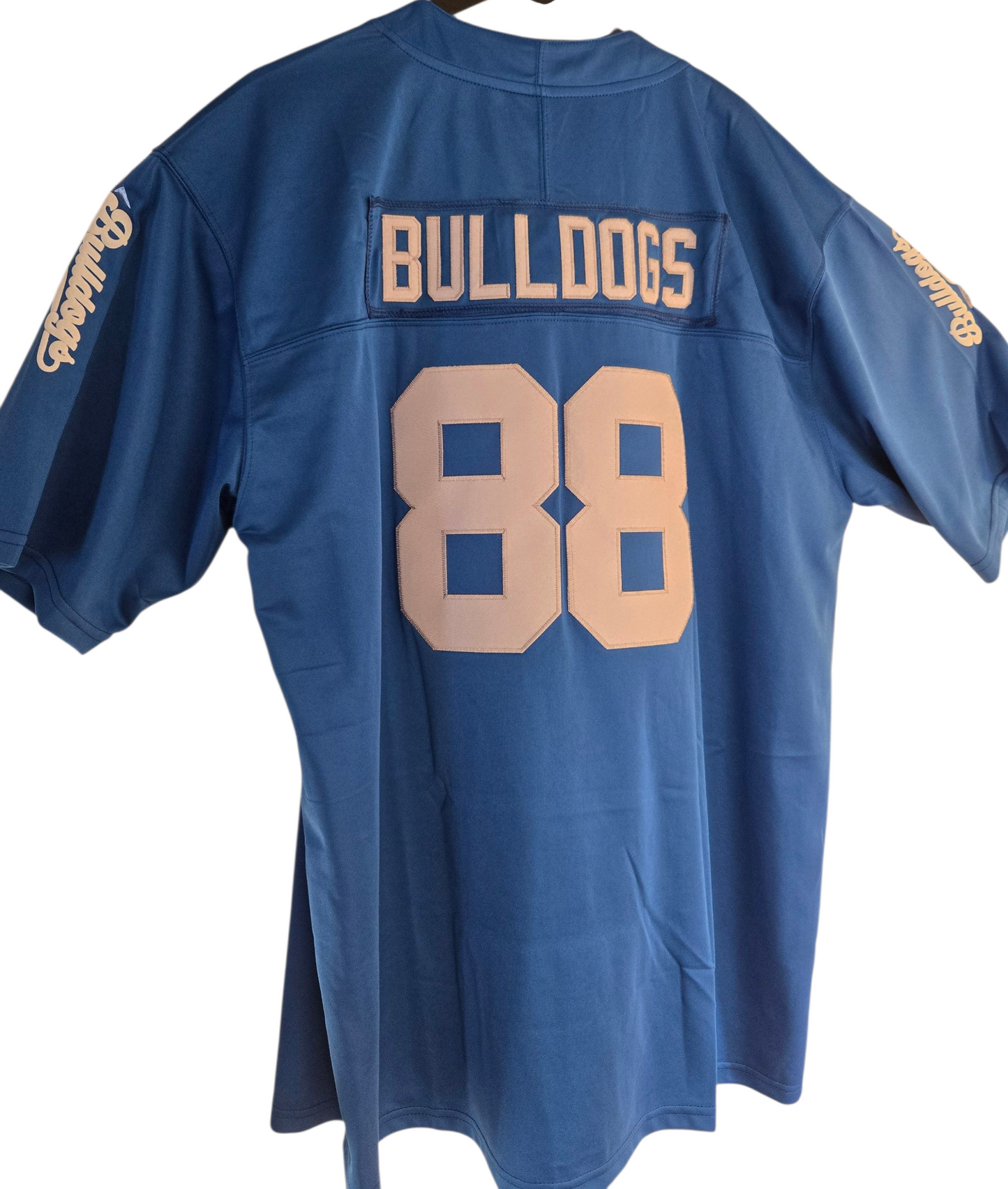 American Football Trikot Bulldogs Blau grau/weiß