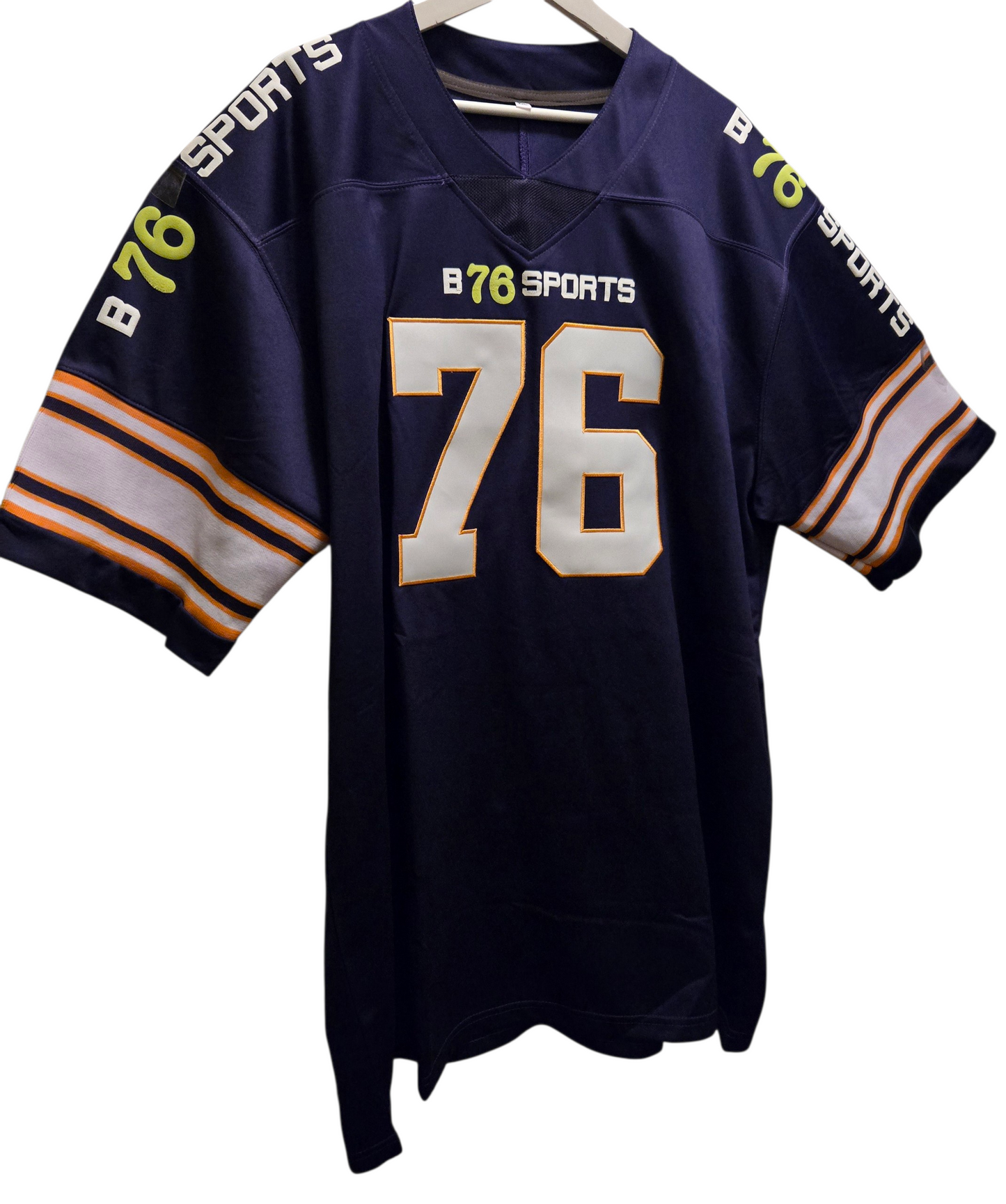 American Football Trikot Bulldogs Lila Weiß