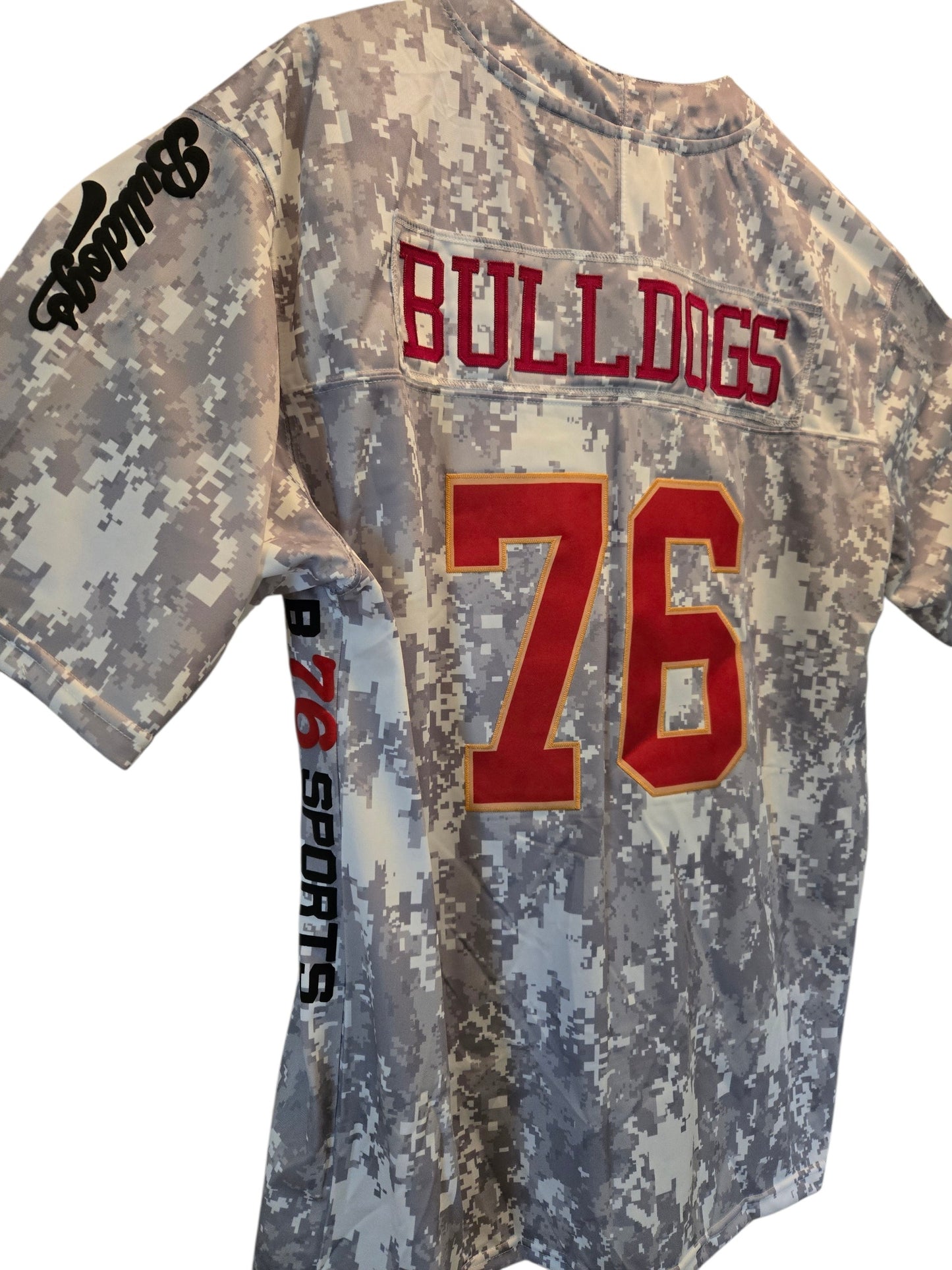 American Football Trikot Bulldogs Bodybuilding Camouflage Oversize