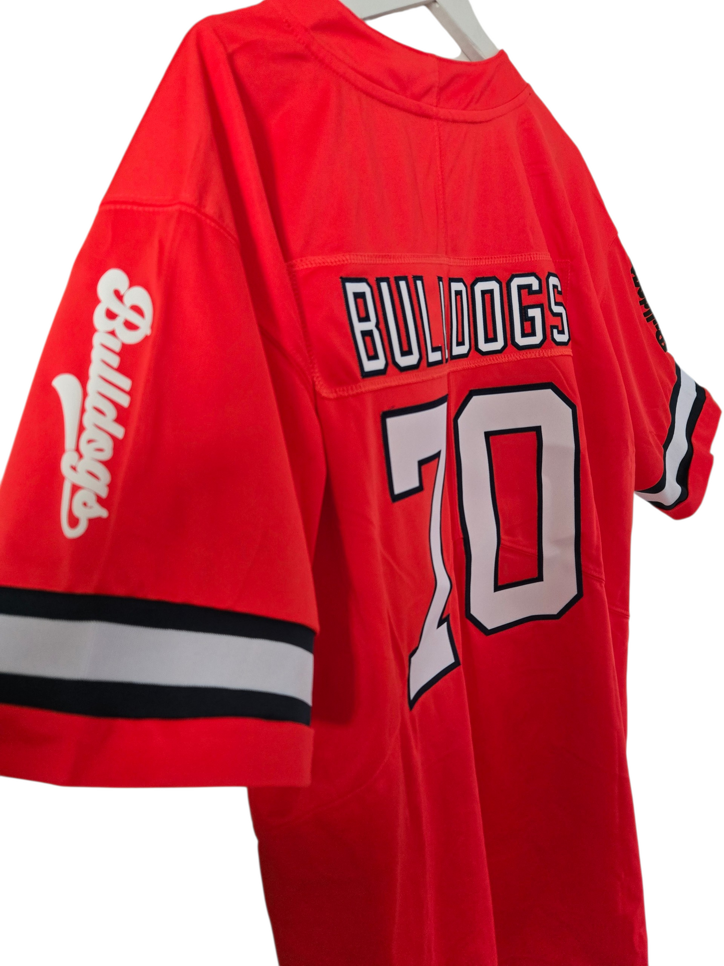 American Football Trikot Bulldogs Orange weiß schwarz