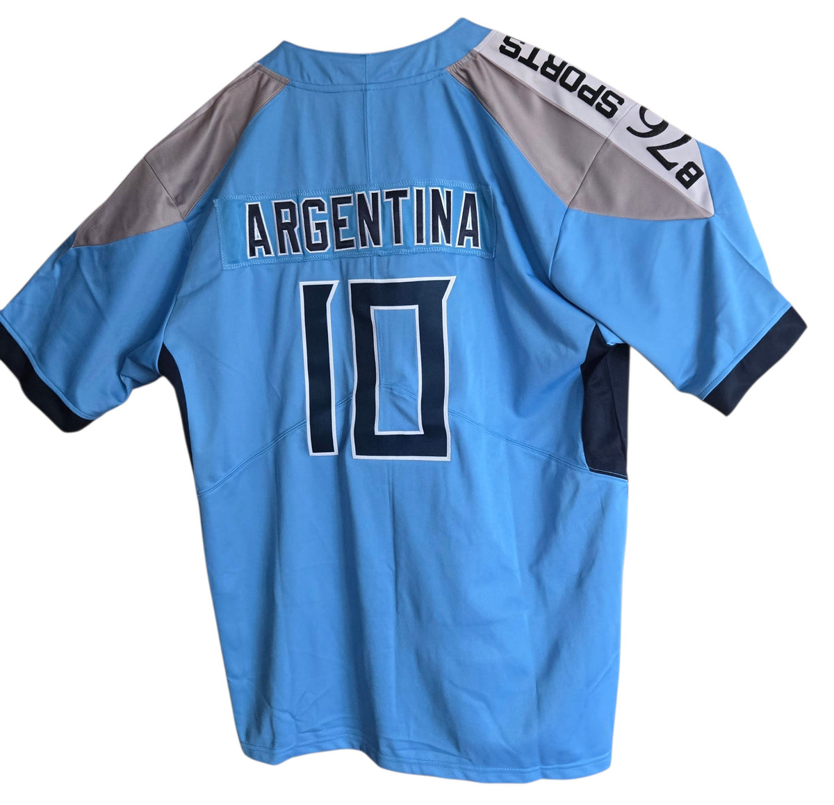 American Football Trikot Oversize Argentina Version hellblau