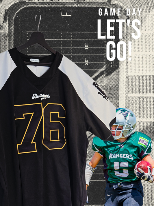 American Football Trikot Bulldogs Nummer 76