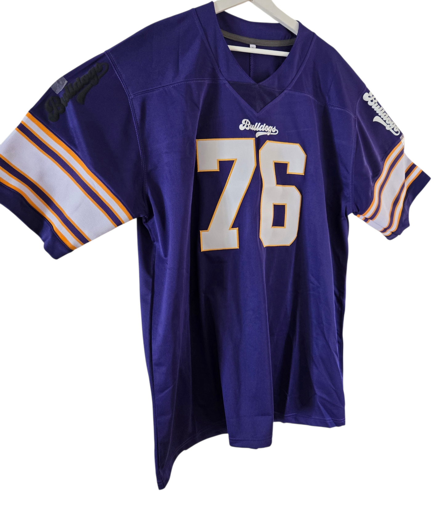 American Football Trikot Bulldogs lila