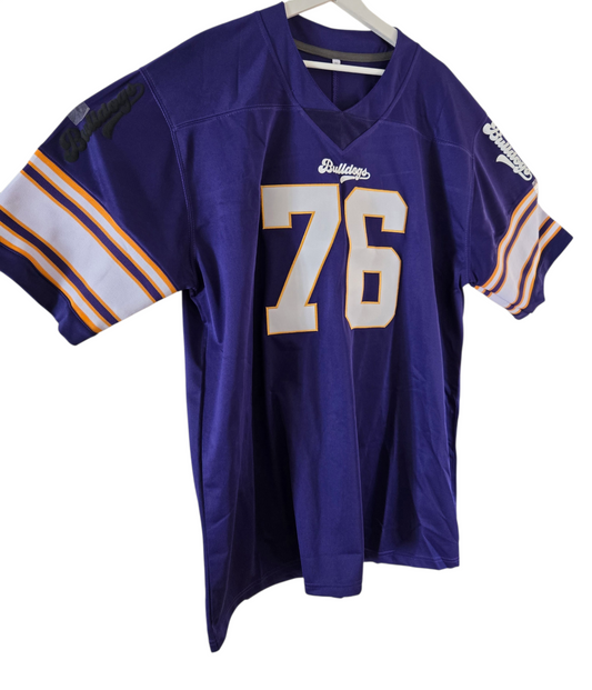 American Football Trikot Bulldogs lila
