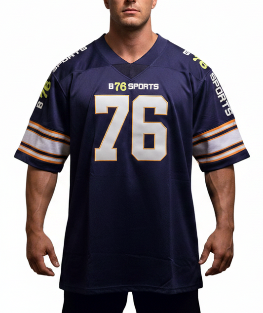 American Football Trikot Bulldogs Lila Weiß