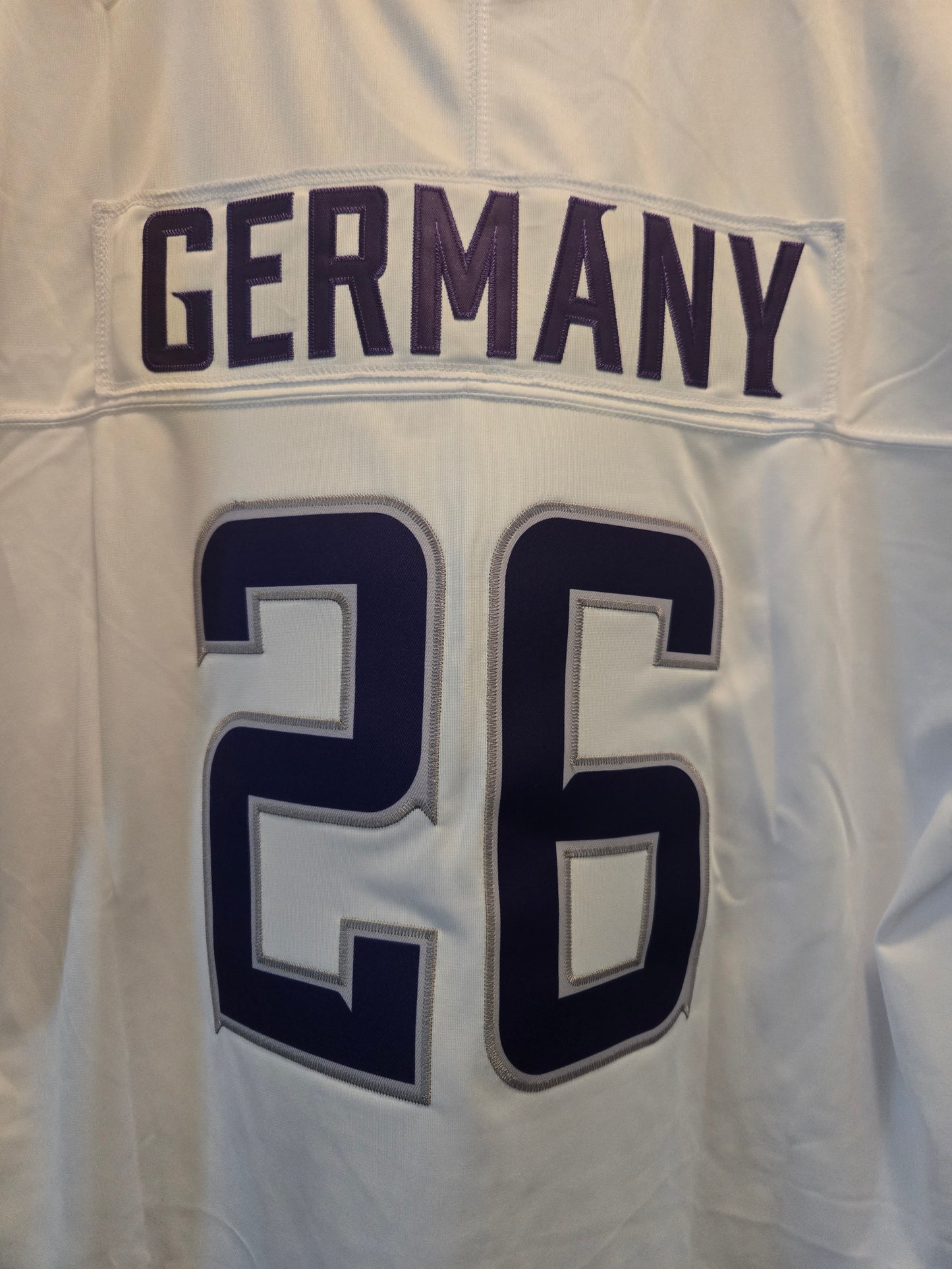 American Football Trikot Deutschland Fußball WM 26 weiß lila