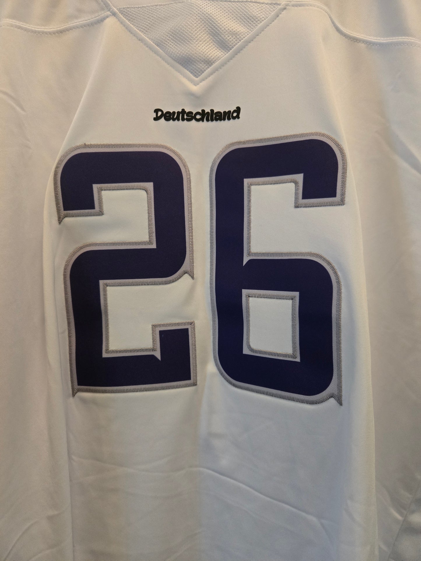 American Football Trikot Deutschland Fußball WM 26 weiß lila