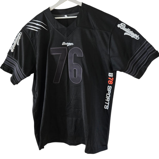 American Football Trikot Bulldogs Bodybuilding Oversize Black