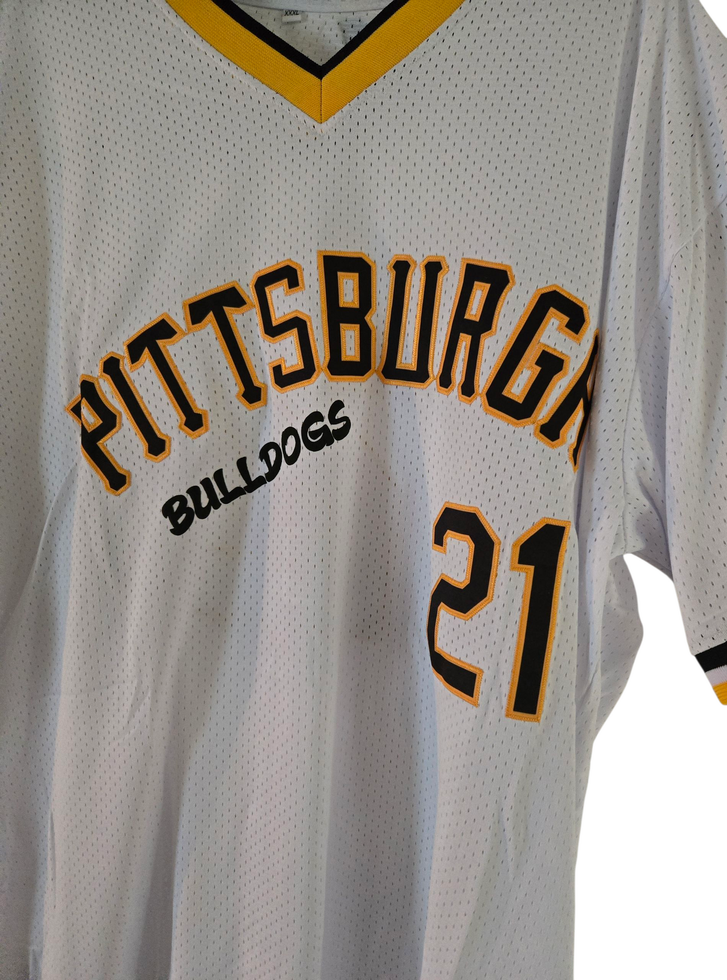 Pittsburgh Bulldogs Football Trikot weiß Nummer 21