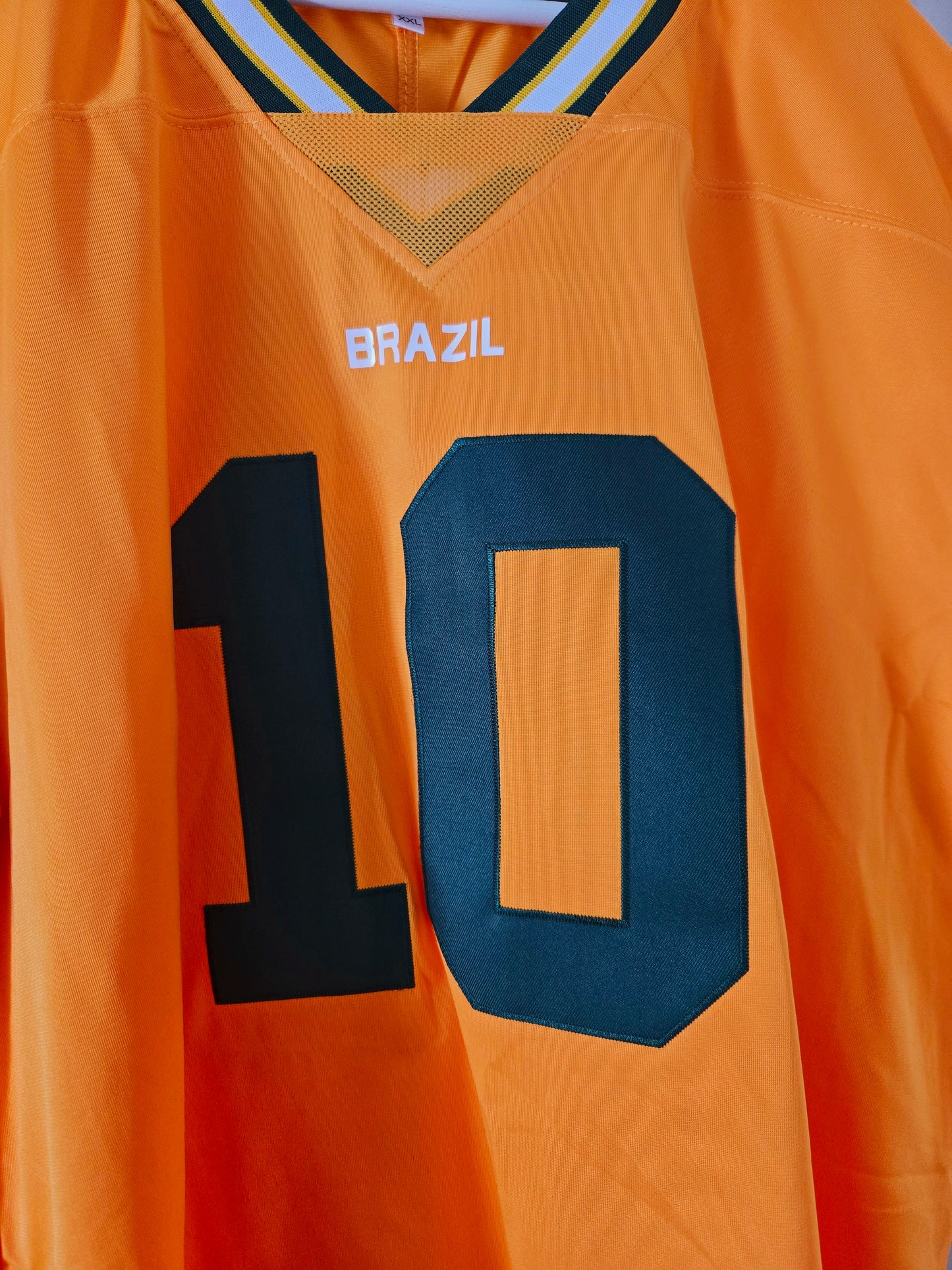 American Football Trikot Brasilien Fußball WM 26 gelb grün