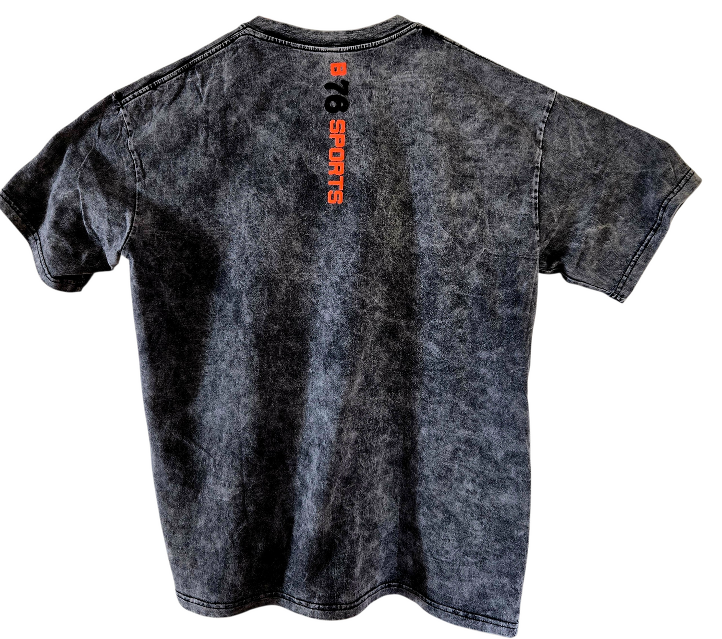 Sport & Fitness Baumwoll T-Shirt Bodybuilding grau Vintage
