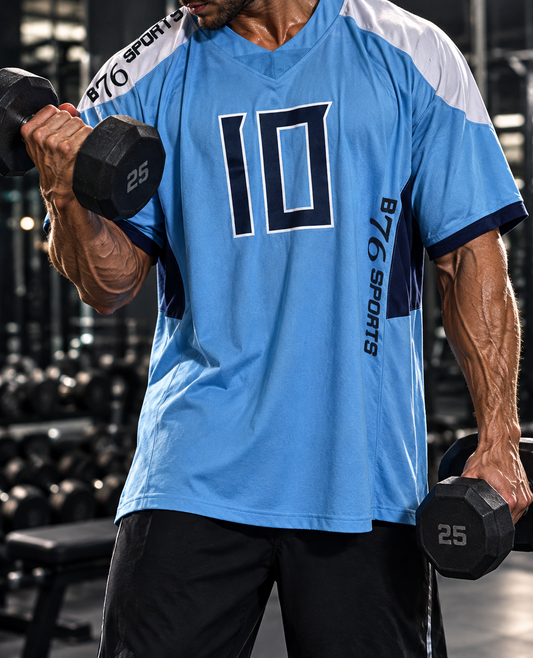 American Football Trikot Oversize Argentina Version hellblau