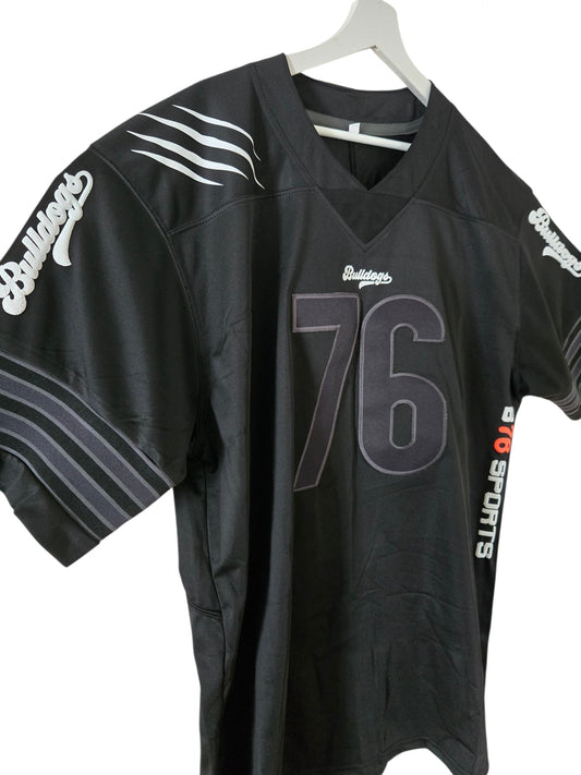 American Football Trikot Bulldogs Bodybuilding Oversize Black