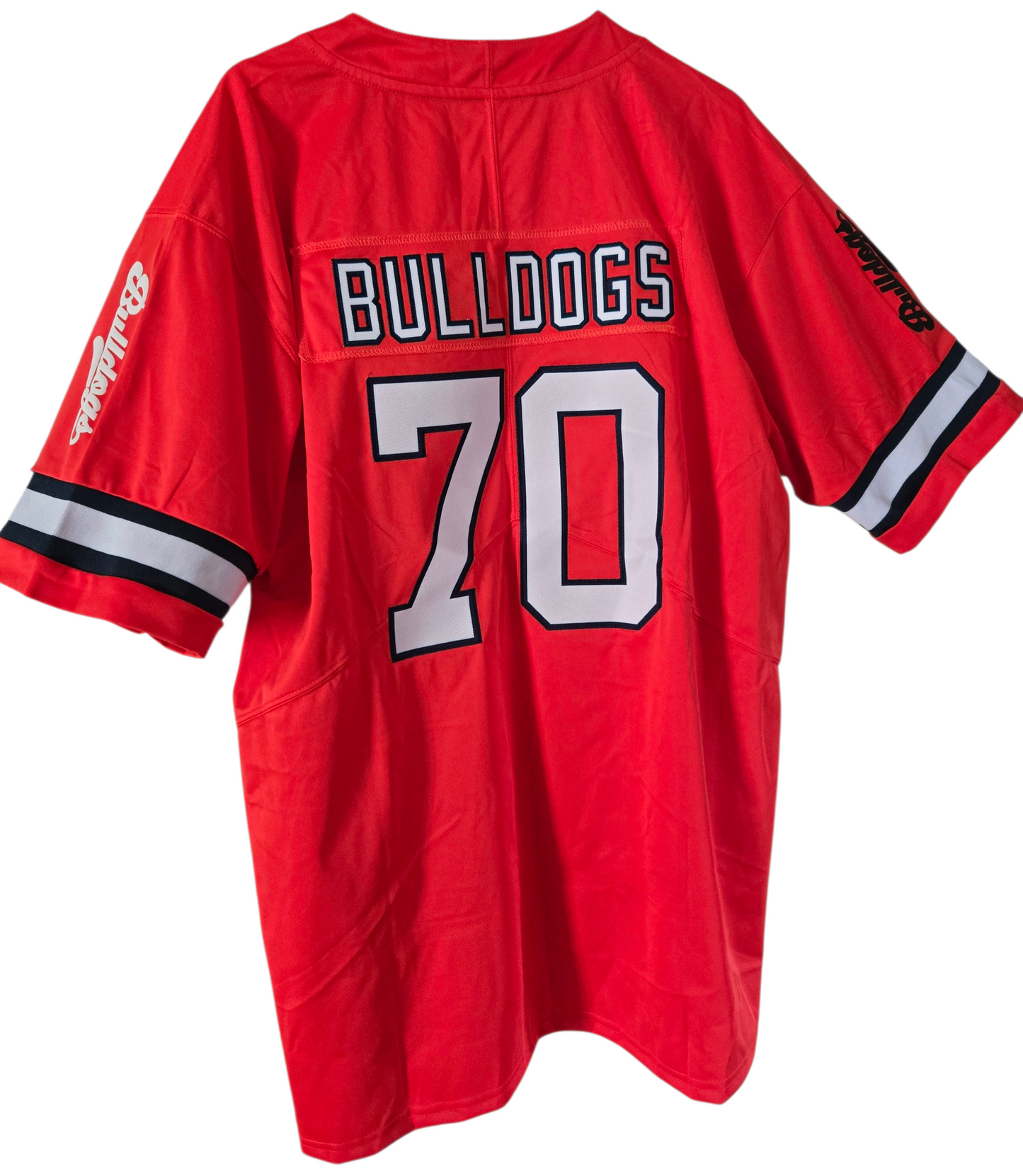 American Football Trikot Bulldogs Orange weiß schwarz