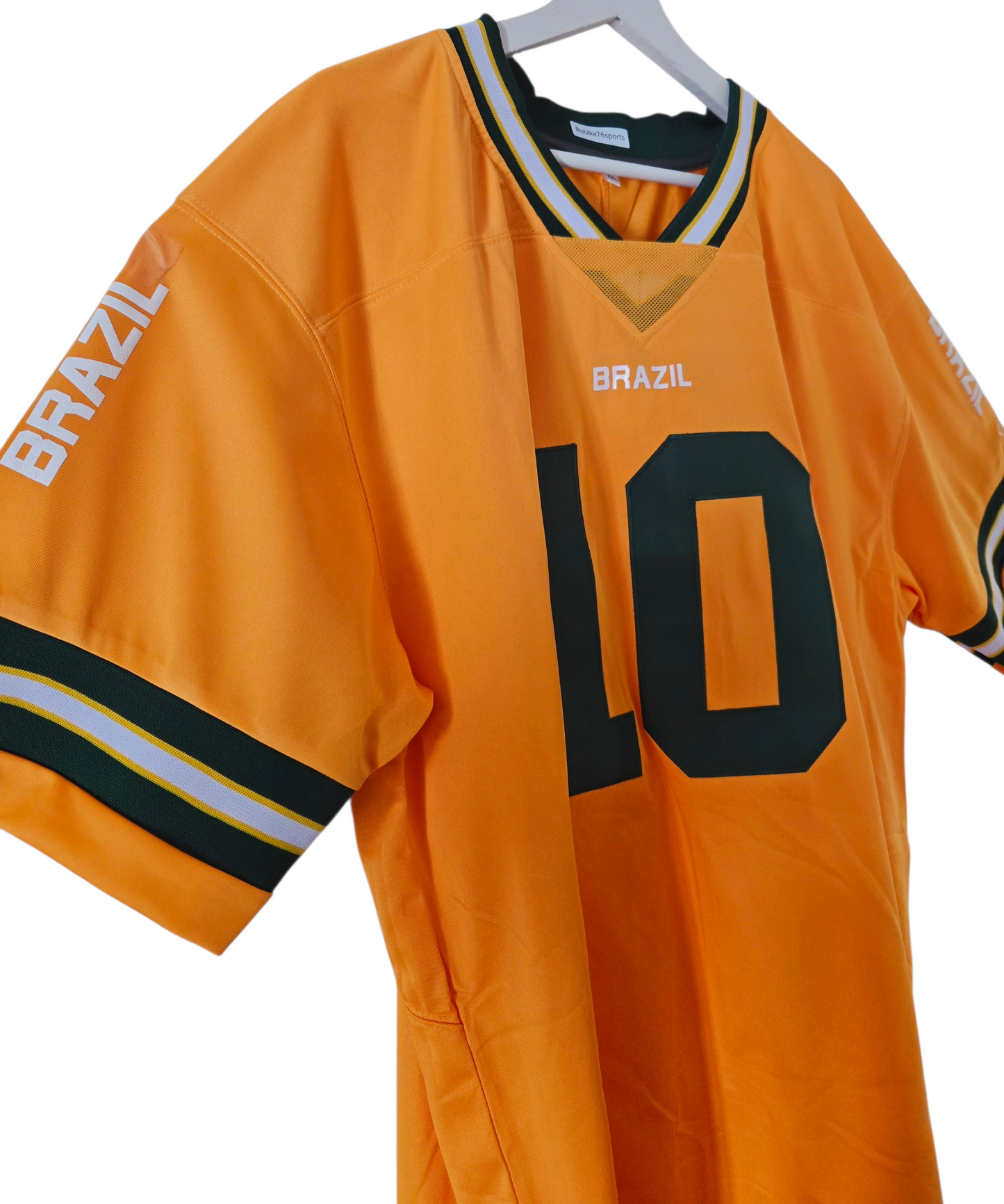 American Football Trikot Brasilien Fußball WM 26 gelb grün